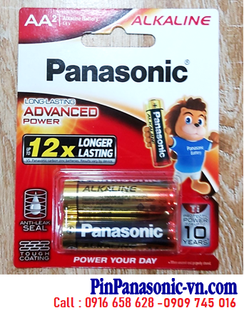 Panasonic LR6DT/2B -Pin AA 1.5v Alkaline Panasonic LR6DT/2B _Made in Thailand _Vỉ 2viên